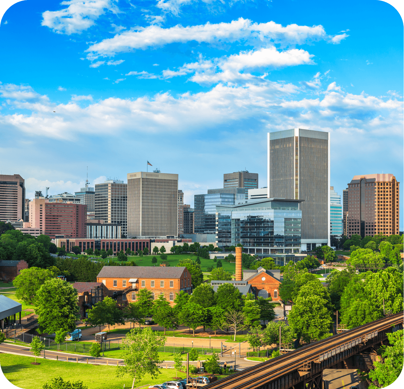 Richmond Virginia skyline